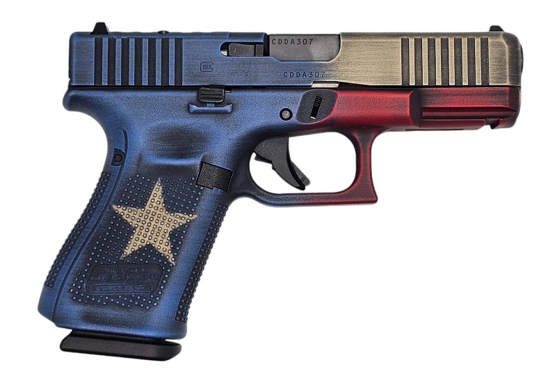 GLOCK 19 GEN5 OR TX FLAG 15RD 195S203TXFLAG - Taurus Savings